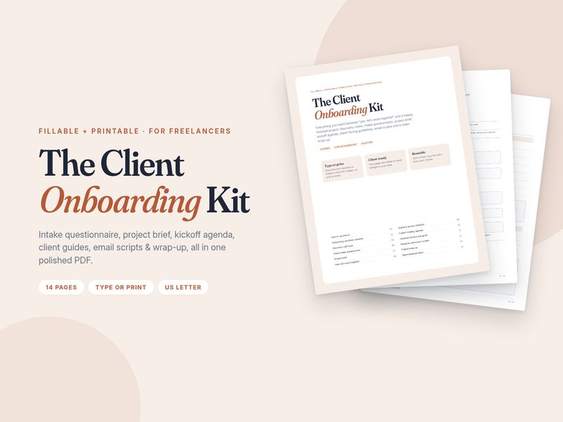 Cover art for The Client Onboarding Kit